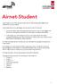 Airnet-Student is a new and improved wireless network that is being made available to all Staffordshire University students.