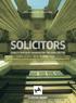 SOLICITORS QUALITY SPECIALIST BANKING FOR THE LEGAL SECTOR