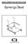 Synergy TRU-Balance BASIC OPERATION INSTRUCTIONS. Power Tilt. Synergy Seat