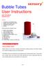 Bubble Tubes User Instructions User Information February 2014