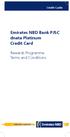 Credit Cards Emirates NBD Bank PJSC dnata Platinum Credit Card