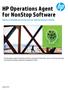 HP Operations Agent for NonStop Software Improves the Management of Large and Cross-platform Enterprise Solutions