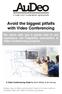 Avoid the biggest pitfalls with Video Conferencing