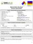 Material Safety Data Sheet