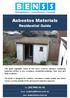 Management Consultancy Training. Asbestos Materials. Residential Guide