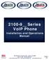 2100-9 Series VoIP Phone