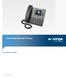 Aastra Model 6867i SIP IP Phone. Installation Guide