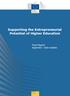 Supporting the Entrepreneurial Potential of Higher Education. Final Report Appendix: Case studies