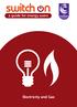 a guide for energy users Electricity and Gas