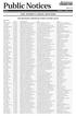 Public Notices PAGES PAGE 25 FEBRUARY 27, - MARCH 5, 2015