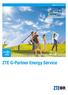 ZTE G-Partner Energy Service. www.zte.com.cn