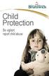 Child Protection. Be vigilant, report child abuse