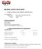 MATERIAL SAFETY DATA SHEET