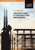 ARCHITECTURAL & CONSTRUCTION ENGINEERING A FUTURE IN