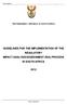 GUIDELINES FOR THE IMPLEMENTATION OF THE REGULATORY IMPACT ANALYSIS/ASSESSMENT (RIA) PROCESS IN SOUTH AFRICA
