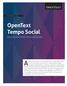 OpenText Tempo Social
