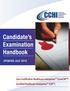 Candidate s Examination Handbook