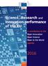 Science, Research and Innovation performance of the EU