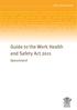 Guide to the Work Health and Safety Act 2011
