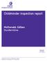 Childminder inspection report. McDonald, Gillian Dunfermline