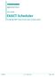 User's Guide. EXACT Scheduler. Scheduling EXACT events for one-time or repeat actions. Scheduler rev 1, 22/07/2013 page 1 of 19