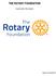 THE ROTARY FOUNDATION. Investment Information