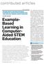 Example- Based Learning in Computer- Aided STEM Education