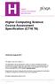 Higher Computing Science Course Assessment Specification (C716 76)