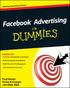 Facebook Advertising For Dummies