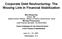 Corporate Debt Restructuring: The Missing Link in Financial Stabilization