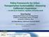 Policy Frameworks for Urban Transportation Sustainability Assessing California s Experience