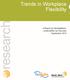 Trends in Workplace Flexibility. A Report by WorldatWork, Underwritten by FlexJobs September 2015