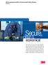 Secure, clean. & economical. 3M Occupational Health & Environmental Safety Division. Sorbents
