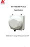 BW-1000-ZBS Product. Specification. IEEE 802.11 a/b/g/n Wireless Smart AP - 1 -