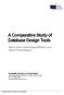 A Comparative Study of Database Design Tools