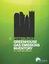 PITTSBURGH GREENHOUSE GAS EMISSONS INVENTORY A 5 -YEAR BENCHMARK