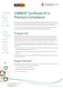 fact sheet 21866VIC Certificate IV in Premium Compliance Program aim Program structure