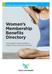 Women s Membership Benefits Directory
