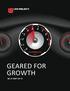 2014 INTERIM REPORT GEARED FOR GROWTH BE A PART OF IT.