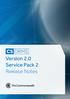 Version 2.0 Service Pack 2 Release Notes