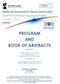 PROGRAM AND BOOK OF ABSTRACTS