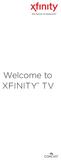 Welcome to XFINITY TV