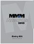 MMM. Entry Kit. awards.mmm-online.com