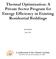 Thermal Optimization: A Private Sector Program for Energy Efficiency in Existing Residential Buildings