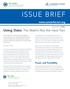 ISSUE BRIEF. Using Data: The Math s Not the Hard Part. www.centerforcsri.org. Power and Possibility. September 2006