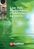 Low VOC Performance Protection Systems