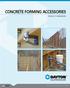 Concrete Forming Accessories