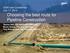 Choosing the best route for Pipeline Construction