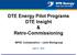 DTE Energy Pilot Programs DTE Insight & Retro-Commissioning MPSC Collaborative Joint Workgroup
