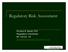 Regulatory Risk Assessment